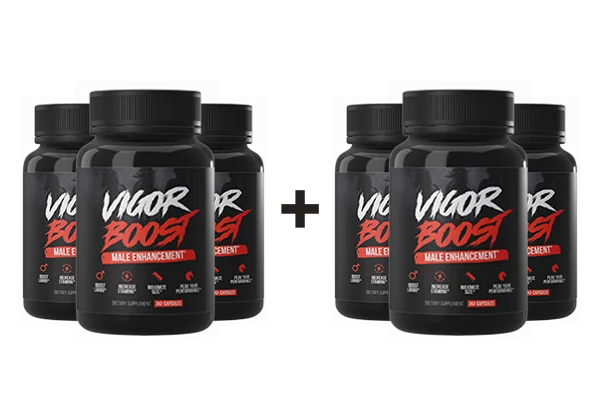 VigorBoost six capsule bottles